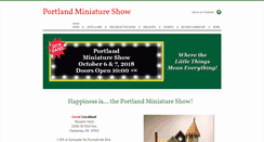 Desktop Screenshot of portlandminiatureshow.com